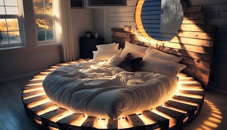 Bed with Lights
