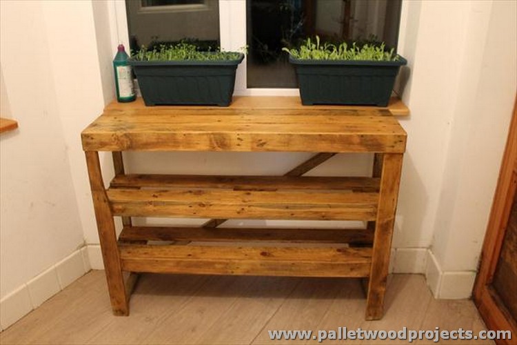 Pallet Console Table