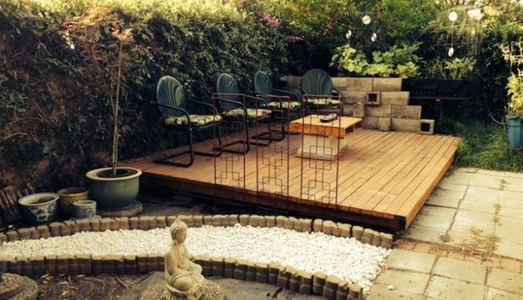 Recycled Pallet Deck