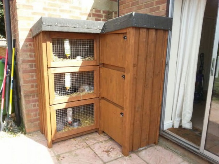 Palletized Rabbit Box Rabbit Hutches Made from Pallets – Pallet Wood Projects