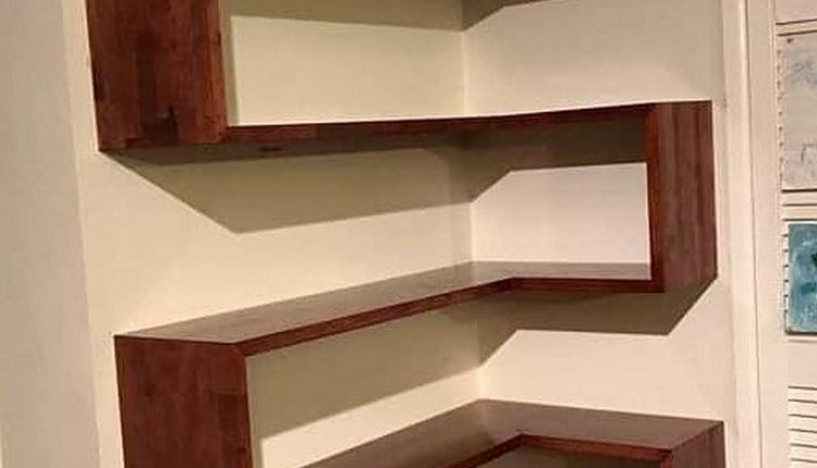 Zig Zag Corner Shelving