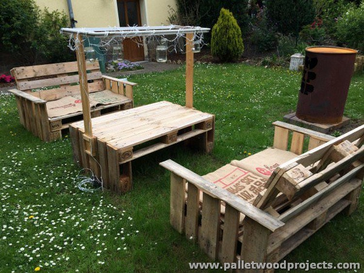 Pallet Garden Furniture Ideas – Pallet Wood Projects