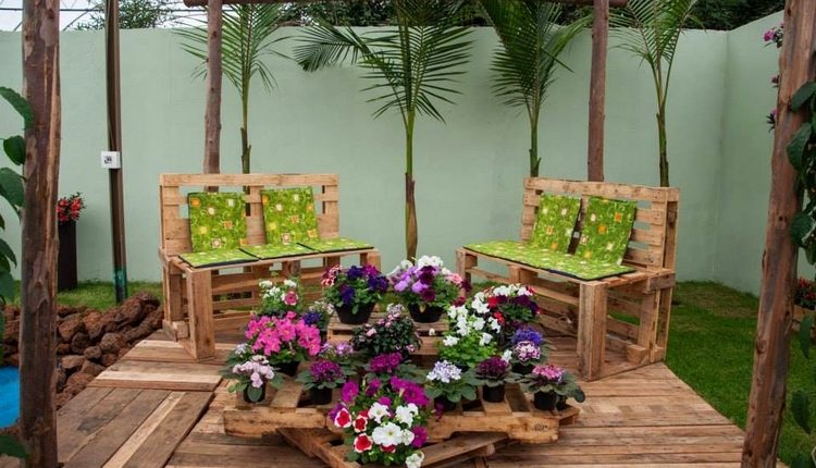 Pallet Patio Furniture Idea