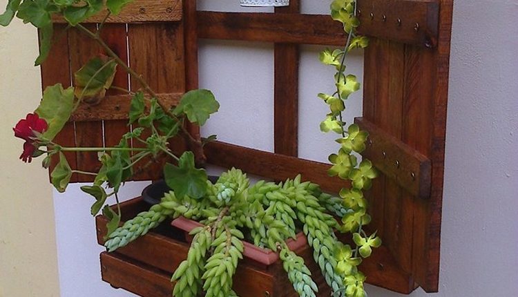 Window Style Pallet Planter