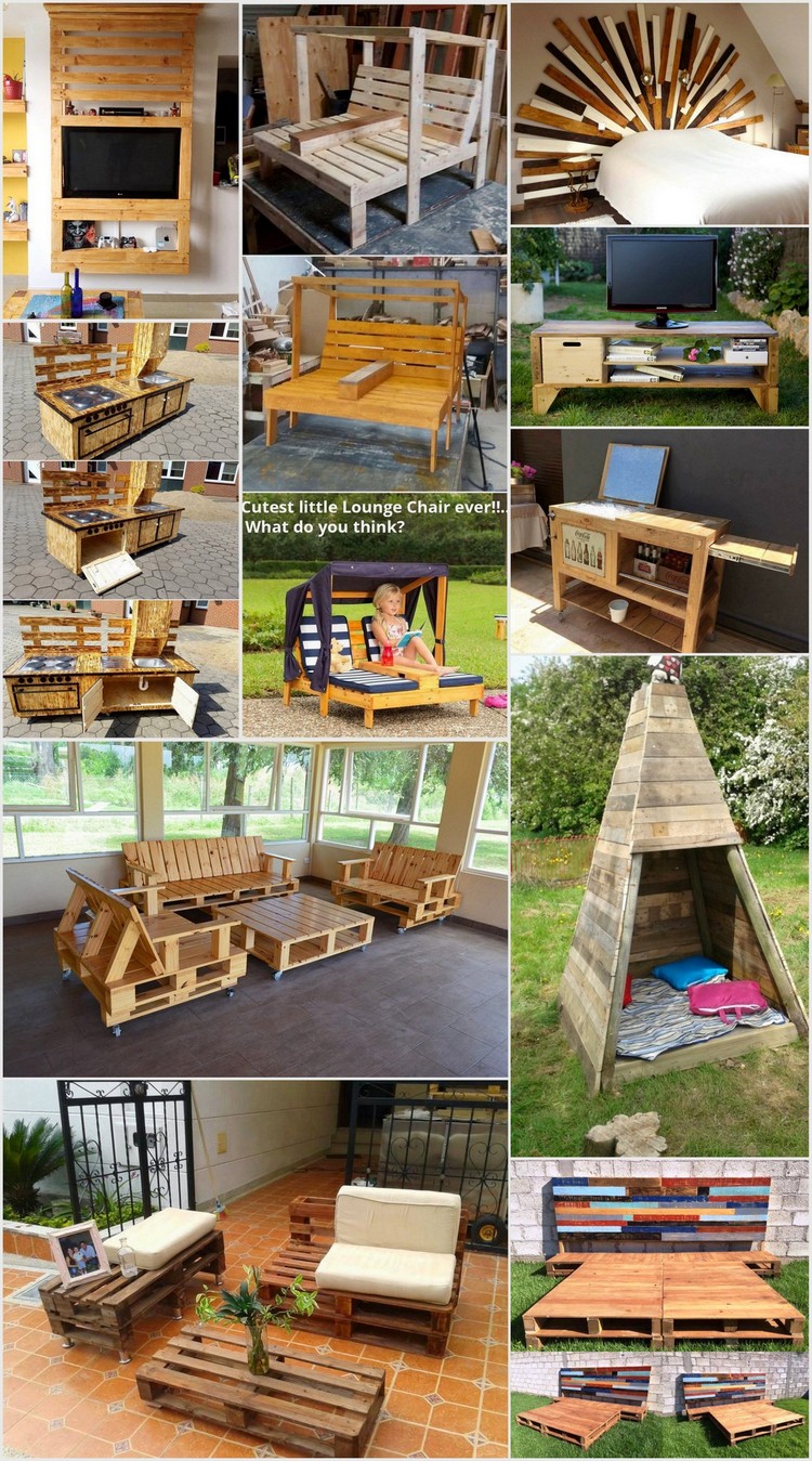 Awesome Recycling Ideas for Old Shipping Pallets – Pallet Wood Projects