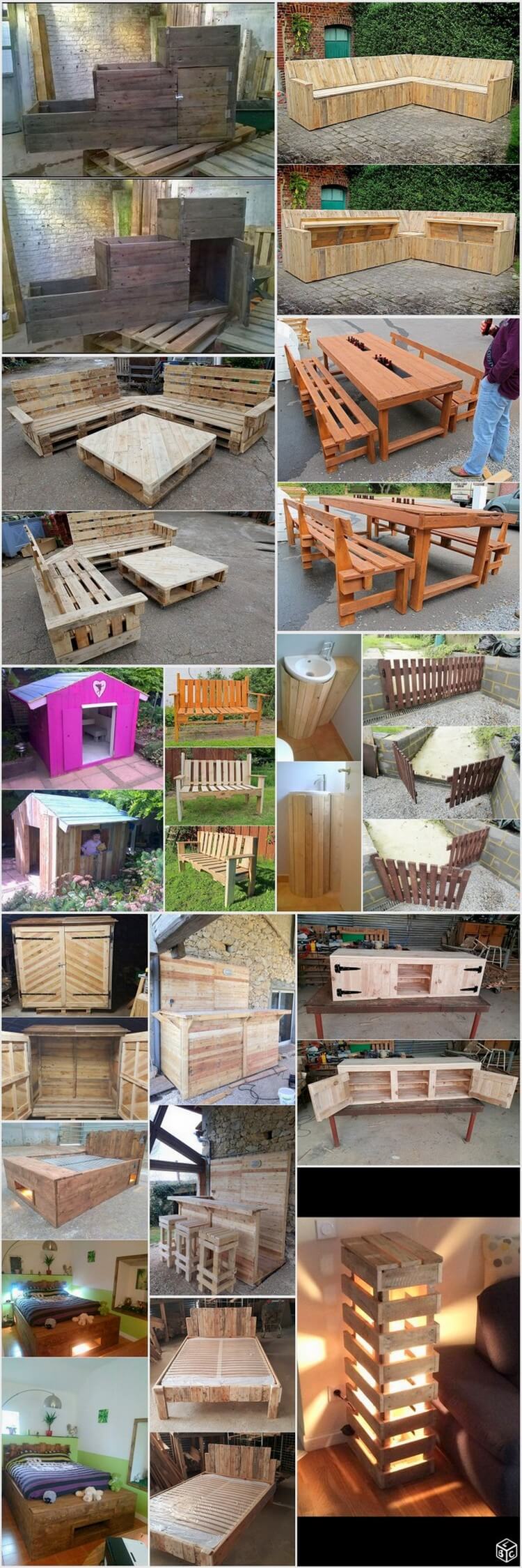Innovative Ideas to Recycle Old Wood Pallets Pallet Wood Projects