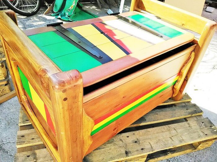 Pallet Made Toy Box