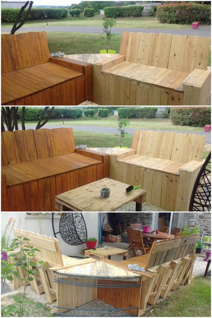 Image showcasing Genius Ideas for Reusing Old Wooden Pallets - Pallet Wood Projects