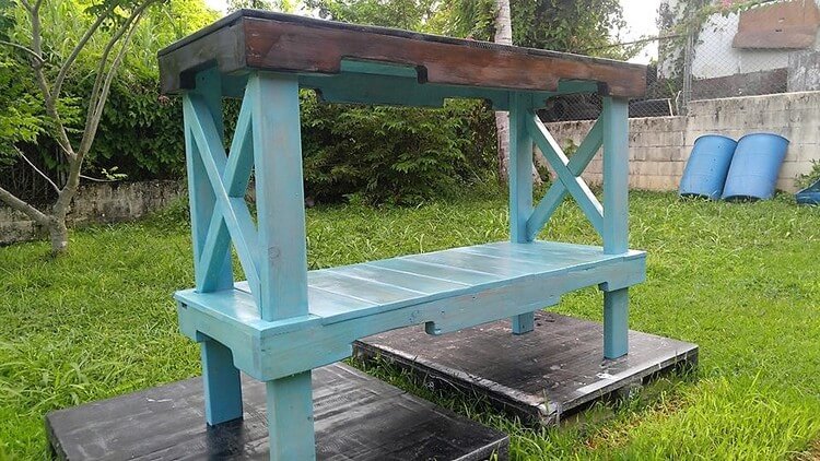 Wood Pallet Laundry Room Rack/Table – Pallet Wood Projects