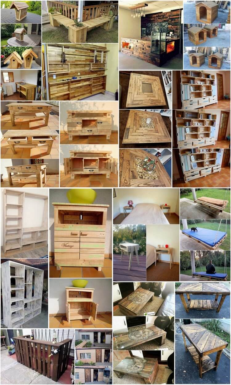 Creative Recycling Ideas for Old Shipping Pallets – Pallet Wood Projects