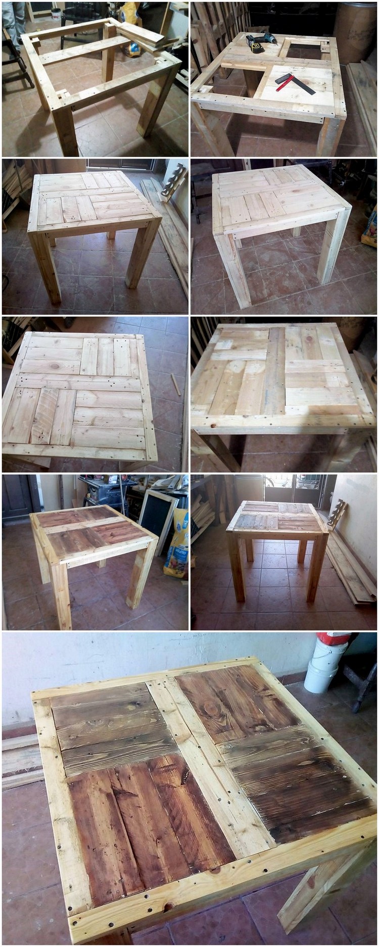DIY Recycled Pallet Table: Step by Step Plan | Pallet Wood Projects