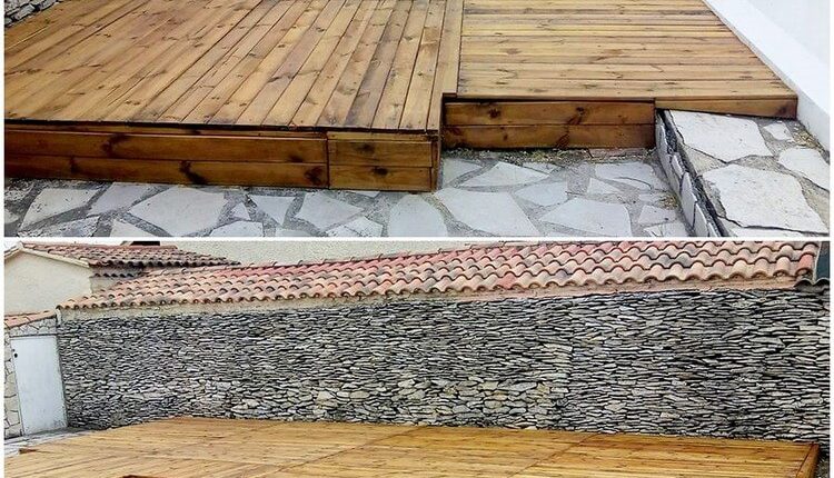 Pallet Garden Terrace