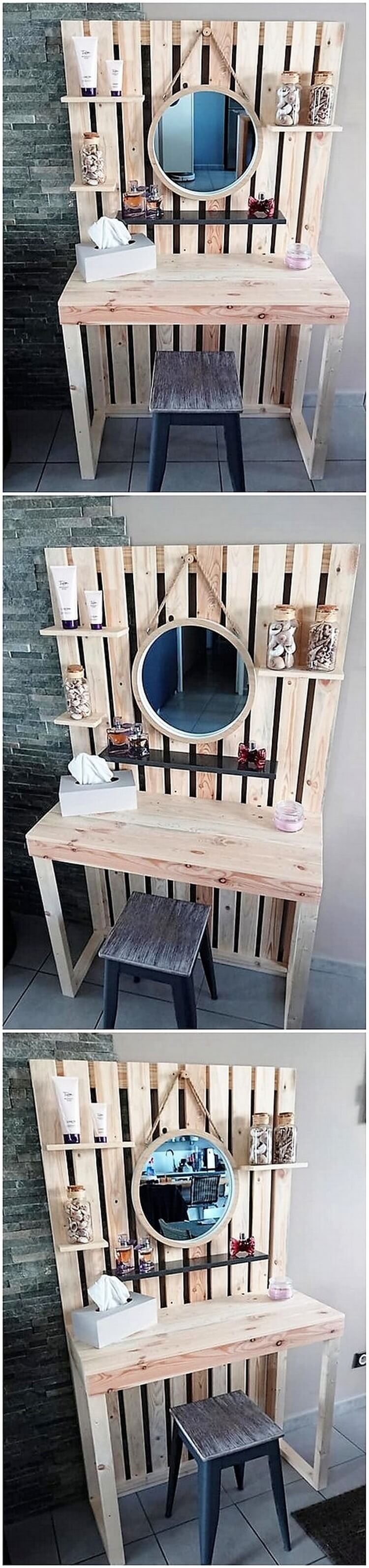 Pallet Dressing Table Pallet Wood Projects