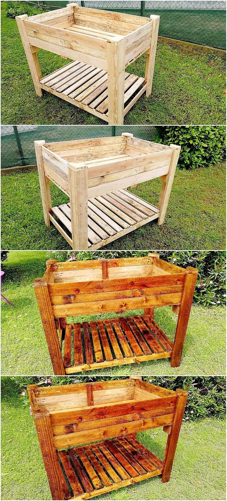 Pallet Planter Stand Pallet Wood Projects