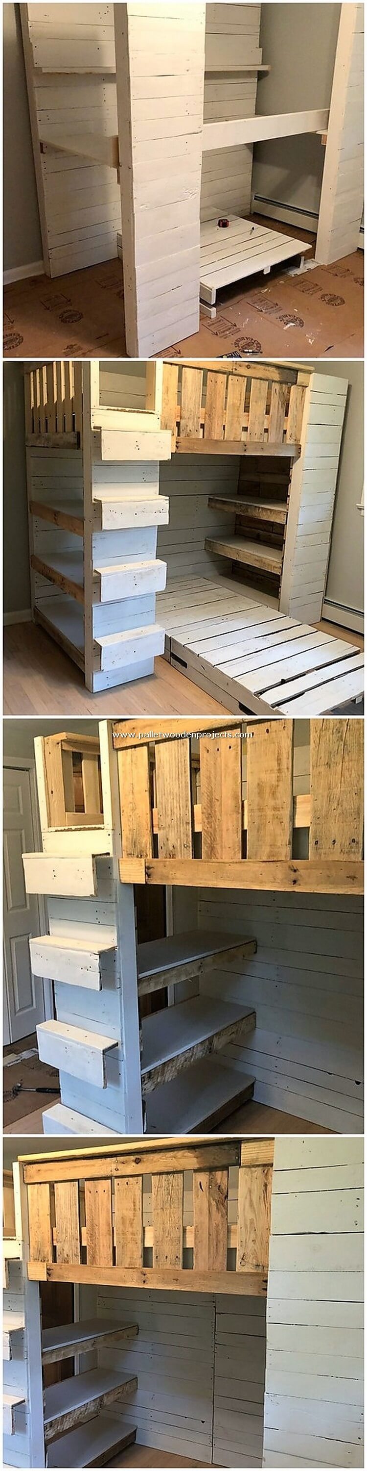 Pallet Bunk Bed Pallet Wood Projects