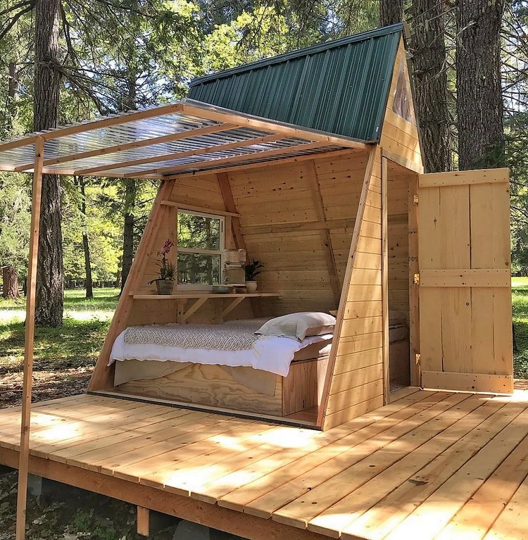 Garden Cabin Life Idea (14)